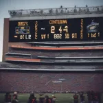High School Football Halftime Clock Displaying 20 Minutes