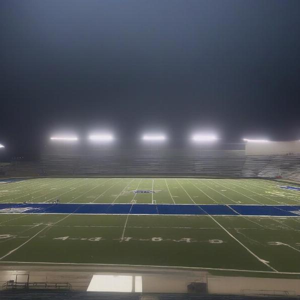 High School Football Game Delayed Due to Rain