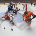 NHL Hockey Game in Overtime