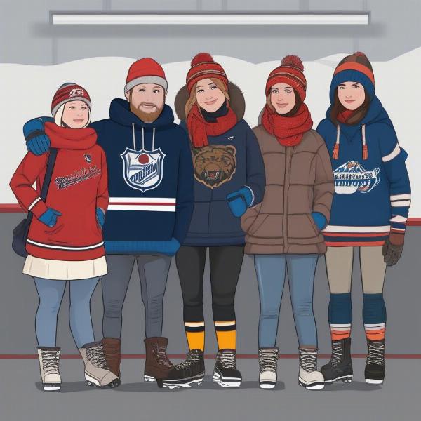 Hockey Game Outfit Ideas for Staying Warm and Showing Team Spirit