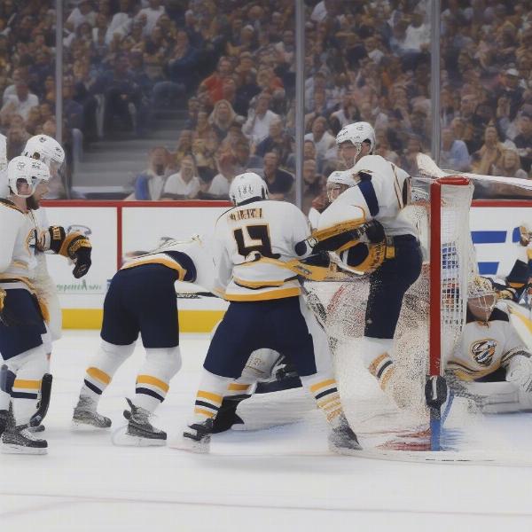Hockey Game Overtime in the Playoffs
