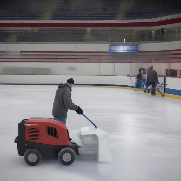 Maintaining Ice Quality in a Hockey Rink