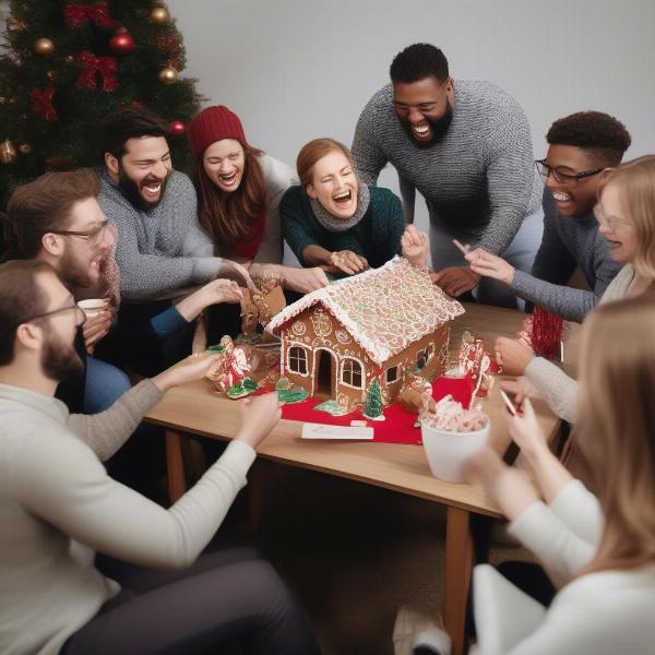Interactive holiday office party games boosting team morale