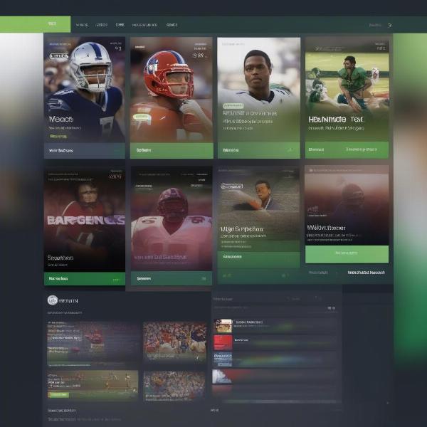 Hulu Sports Streaming Interface