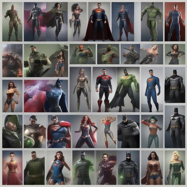 Injustice 2 Character Roster and Gear System