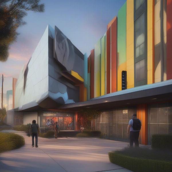 Insomniac Games Burbank Studio Exterior