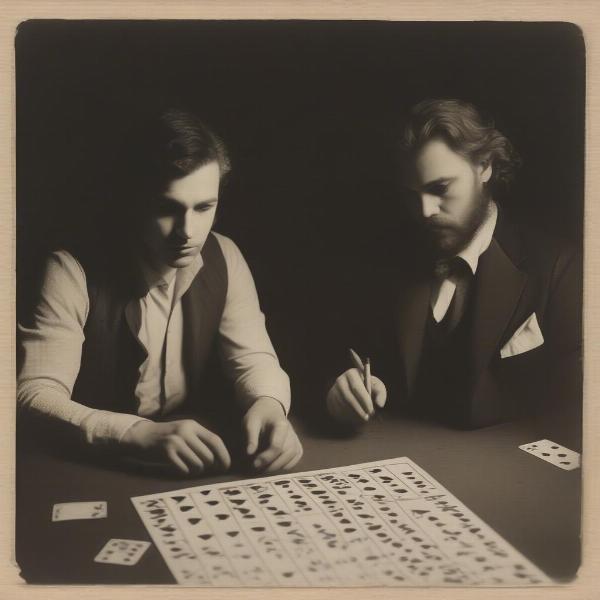 Intense Spades Game Between Two People