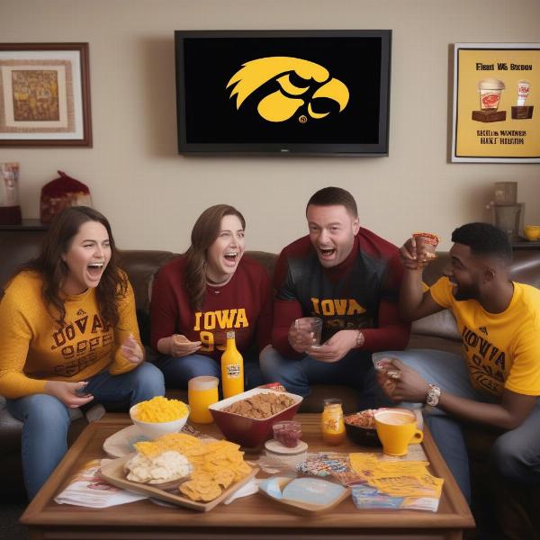 Watching the Iowa vs. Iowa State Game on TV