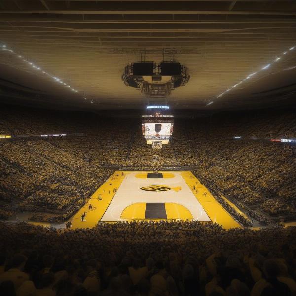 Iowa Women's Basketball Fans Cheering