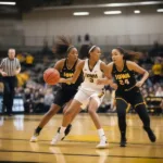 Iowa Women's Basketball Game Action Shot