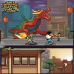 Jake Long American Dragon DS Gameplay Screenshot