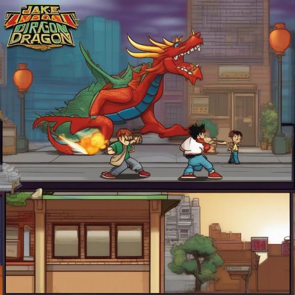 Jake Long American Dragon DS Gameplay Screenshot