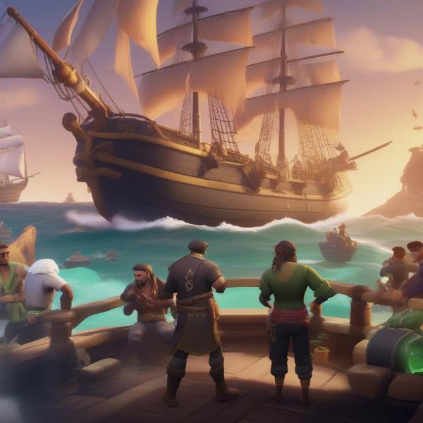 Joining Friends in Sea of Thieves Mid-Game