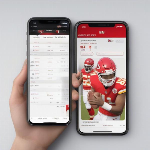 Kansas City Chiefs Game Schedule on Mobile App
