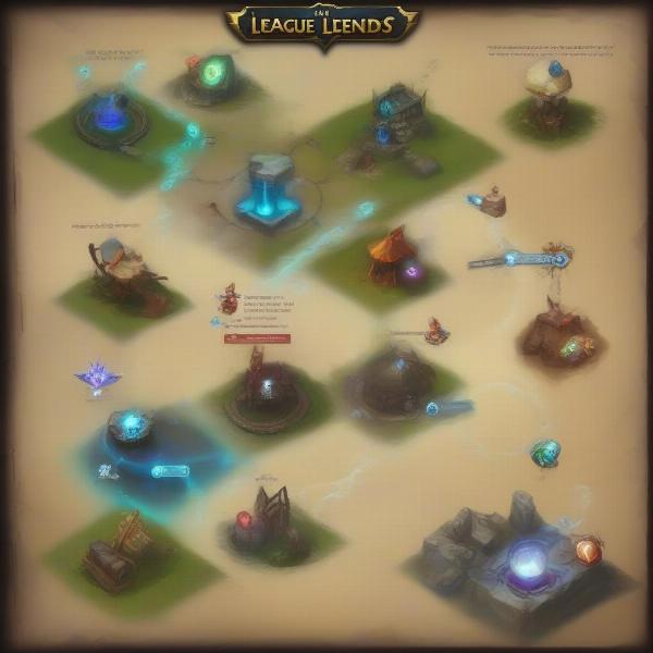 Example of pings in League of Legends