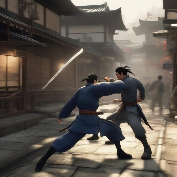 Like A Dragon Ishin Gameplay Screenshot