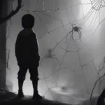 Boy Trapped by Giant Spider in Limbo