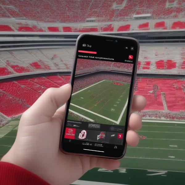 Listening to the Ohio State Football Game on a Smartphone