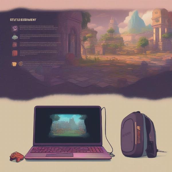 Indie games running smoothly on a low-spec laptop
