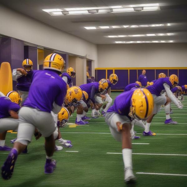 LSU Football Preparing for a Potential Bowl Game