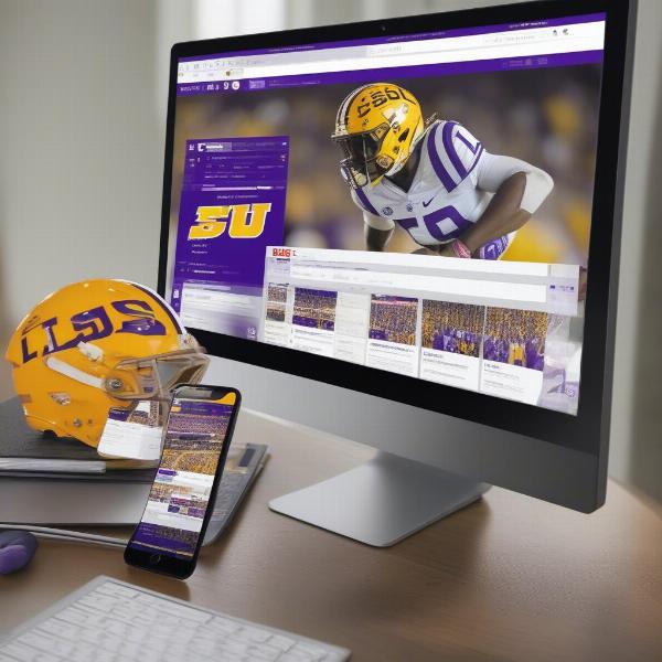 LSU Football Game Broadcast Options