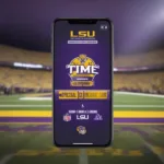 LSU vs South Alabama Football Game Time Announcement