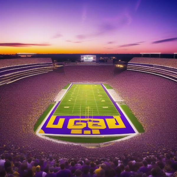 LSU vs Alabama Stadium Location