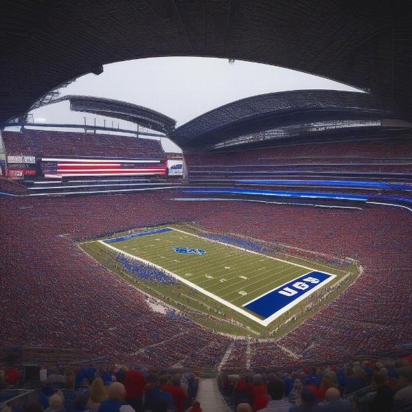 Lucas Oil Stadium Hosting the Big Ten Championship Game