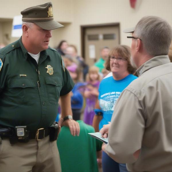 Maine Game Warden Engaging in Community Outreach
