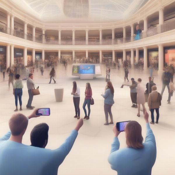 Augmented Reality Mall Game