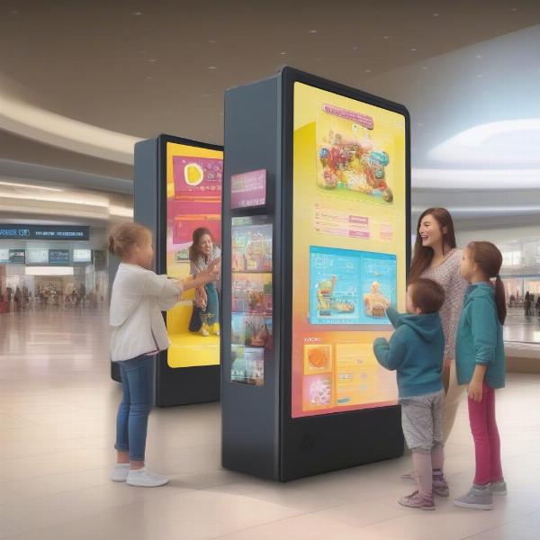 Interactive Kiosk in a Mall