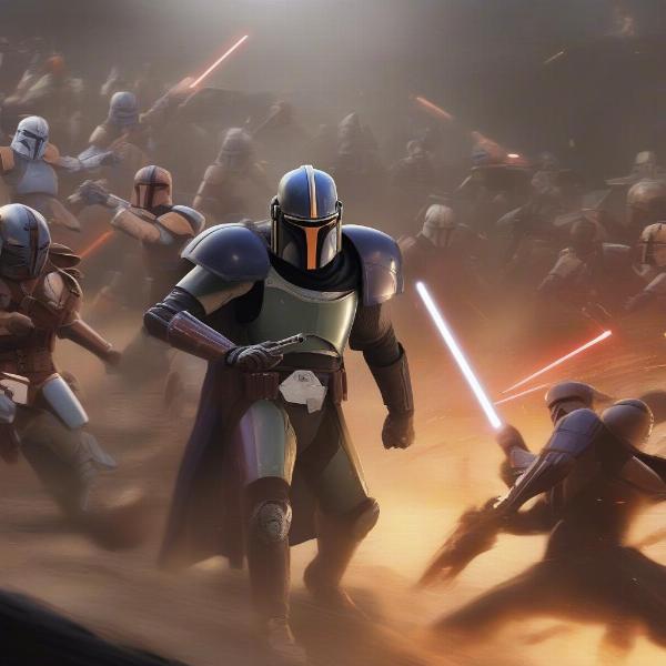 Lego Star Wars 3 Mandalore Siege Level Walkthrough
