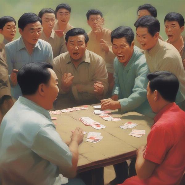 Mao Card Game Penalties - Players receive penalty cards for rule infractions