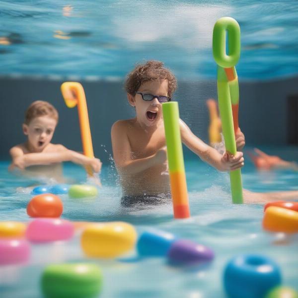 Marco Polo Variations with Pool Noodles