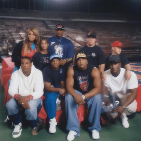 Master P with No Limit Sports Athletes