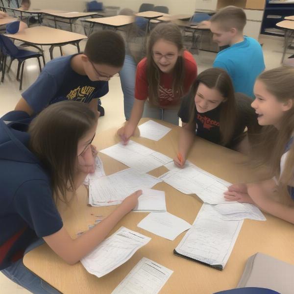 Middle School Math Scavenger Hunt Game