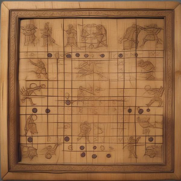 Medieval Three Men's Morris Game
