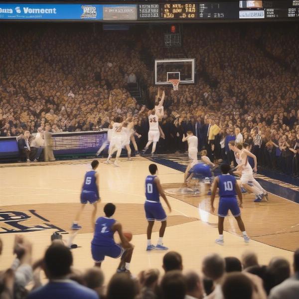 Men's College Basketball Overtime Play