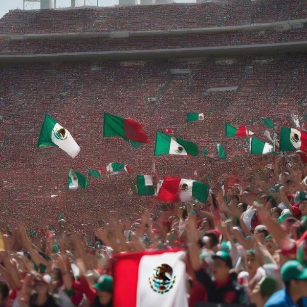 Passionate Fans Cheering for Mexico Women's U20 Team