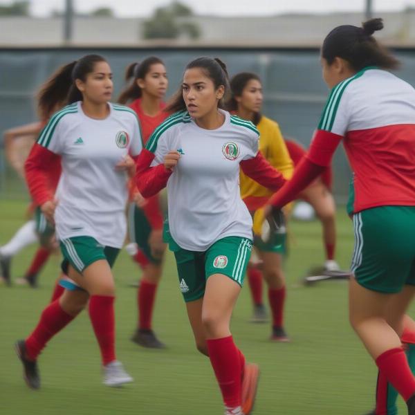 Mexico Women's U20 National Team in Training