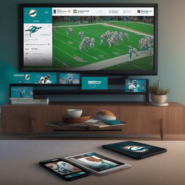 Miami Dolphins Watching Options on Different Devices