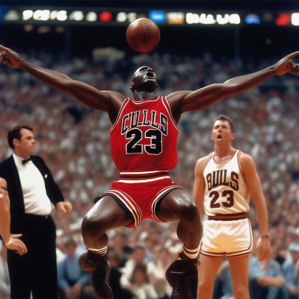 Michael Jordan "The Shot" Game Winner