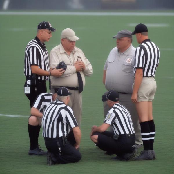 Michigan Game Delay: Officials Making the Call