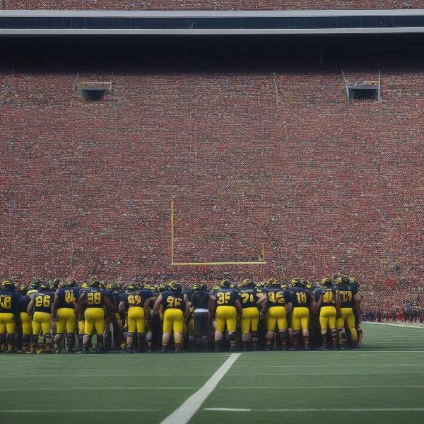 Michigan and Maryland players face off in a future matchup.