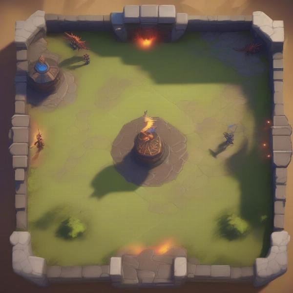 Mid-Game Teamfight Positioning in League of Legends