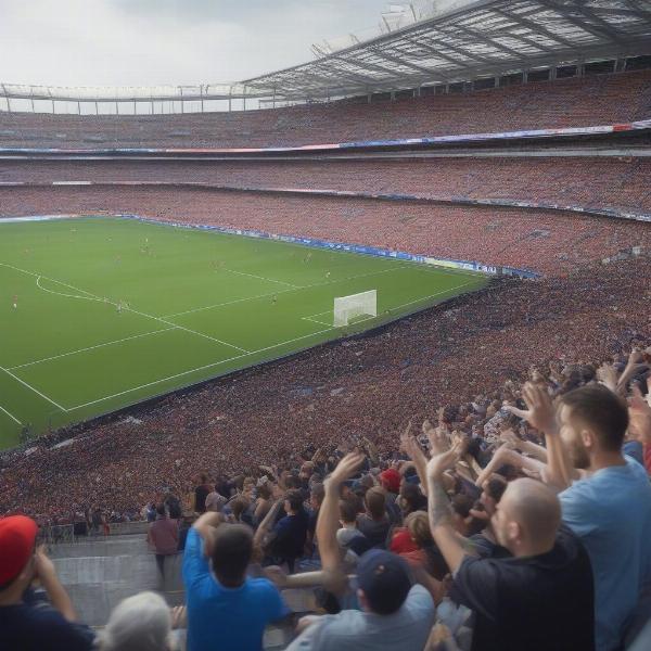 MLS Fans Watching a Soccer Game