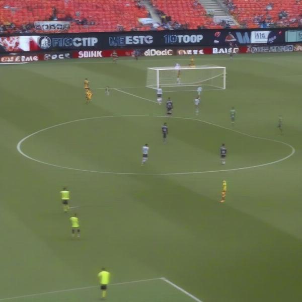 MLS Game Time Clock Displaying Stoppage Time