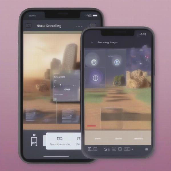 Recording mobile gameplay with a dedicated app