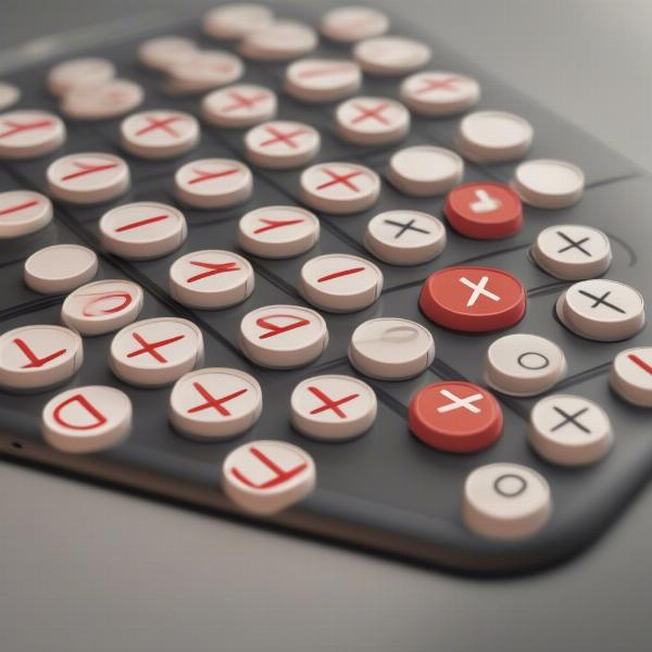 Modern Tic Tac Toe Digital Game