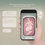 Mommy Belly Game Simulation Showing Baby Growth